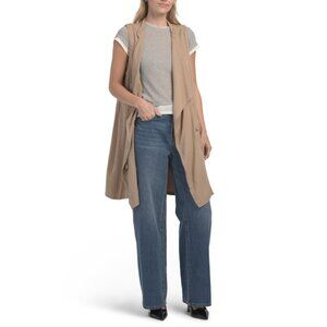 WEARABLES BY XCVI burlap Twill Slade Vest